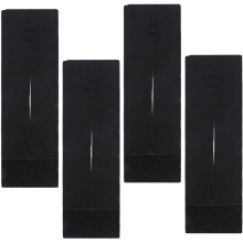 Luvas de beisebol Catcher Banda 4pcs elástico preto poliéster luva envolver cintura