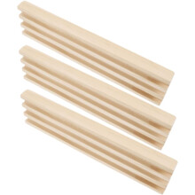 3pcs Wooden Domino Racks for Mexican Train Domino Holder Game Accessories Displaying Stand for Tabletop Play