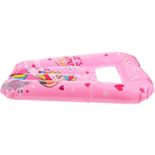 Aufblasbare Schwimmmatte für Jungen und Mädchen mit Sichtfenster, rosa Poolspielzeug, schwimmendes Surfbrett