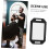 Handheld Large Foam Mirror with Handle Shatterproof High Definition Surface Ergonomic Grip Backmount 7