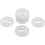 100pcs White Paper Candle Dust Covers Pull Tab for DIY Scented Candle Making Round Protective Lid 1