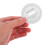 100pcs White Paper Candle Dust Covers Pull Tab for DIY Scented Candle Making Round Protective Lid 8