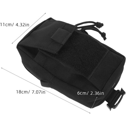 Zaino da esterno con tracolla, custodia per cellulare impermeabile e compatta, supporto per cellulare 1