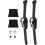 2 Conjuntos Ajustáveis Universal Skate Boot Straps com Fivela Clips e Parafusos 1