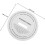 100pcs White Paper Candle Dust Covers Pull Tab for DIY Scented Candle Making Round Protective Lid 2