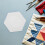 200pcs Paper Hexagon Template Set for Quilting Patchwork Sewing Templates 1