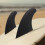 Universal Sup Paddle Board Fins Conjunto de 3 (5,4-polegadas) surfboard inflável timo Fcs2 tail fin para esquerda 7