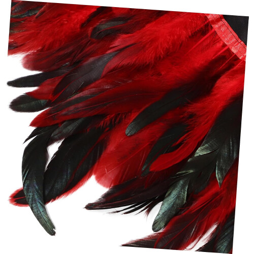 Κομψό σάλι Raven Plume για γυναίκες διακοσμητικό ακρωτήριο για το Halloween 2