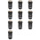 10x Biological Microscope Lens,195 Achromatic Black Objective Lens 100X Oil High Power Objective Interface 20.2mm Thread 1