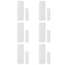 6X TUYA Zigbee 3.0 Window Door Sensor ZigBee 3.0 Wireless Connection Multifunction