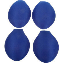 4pcs Men Underwear Sponge Pad Enhancing Cup Bulge for Swimming Swimwear Briefs Shorts Padded Insert Mesh Dark Blue