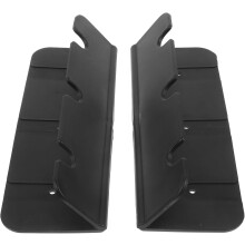 2er-Set Sitzhakenclips für aufblasbare Bootssitze, einfach zu montierende schwarze PVC-Clips