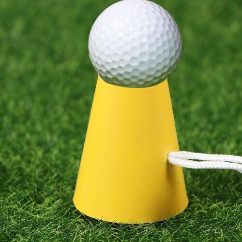 12pcs Rubber Golf Holders Decorative Golf Bases Red for Enhanced Tee Support 1