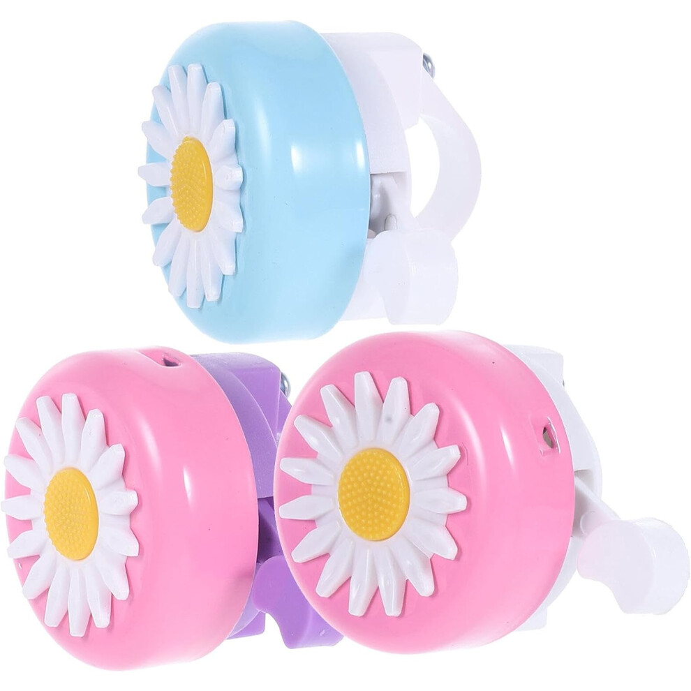 Photos - Bell HKHBJS 3pcs Cute Bike for Boys and Girls Loud Sound s Fun Cartoon Design White White for Safe Riding