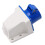 5X 16 Amp 3-Pins Ingebedde Aansluiting Waterdicht Stopcontact 3