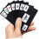 1 σετ πλαστικών PVC πόκερ και Mahjong καρτών μίνι Mahjong και φορητές κάρτες παιχνιδιού 8