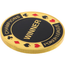 Minnespokerchippress Pokerskydd Metalltillbehör Souvenirchippress