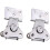 2pcs Spring Loaded Butterfly Lock Box Latches for Wooden Jewelry Box Latch Function 1