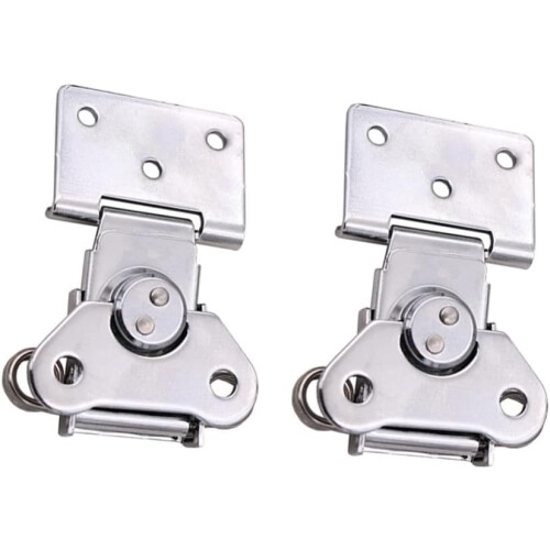 2pcs Spring Loaded Butterfly Lock Box Latches for Wooden Jewelry Box Latch Function