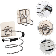 Hair Dryer Racks No-punching Washbasin Storage Holders for Bathroom Hair Dryer Storage Holders