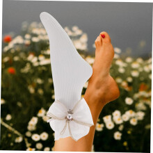 1 Paar japanische Lolita-Socken für Mädchen, mittelhoch geschnitten mit floraler Spitze, bezaubernd und stilvoll, weich und luftig
