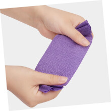 Disposable, Paper Crepe Neck Hair Cutting Strips for and with Stain Prevention Protection