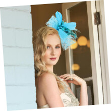 Fascinator Hat for Weddings and Tea Parties Vintage Bridal Headpiece Party Fancy Hats Cocktail Veil Hat
