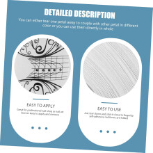 1roll Nail Form Guide Sticker for Nail Art Extension Practical Tool for Manicure Suitable