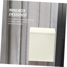 Mailbox Galvanized Decor Post Dresser Letter Flash Cards Vintage Office Decor Decoration