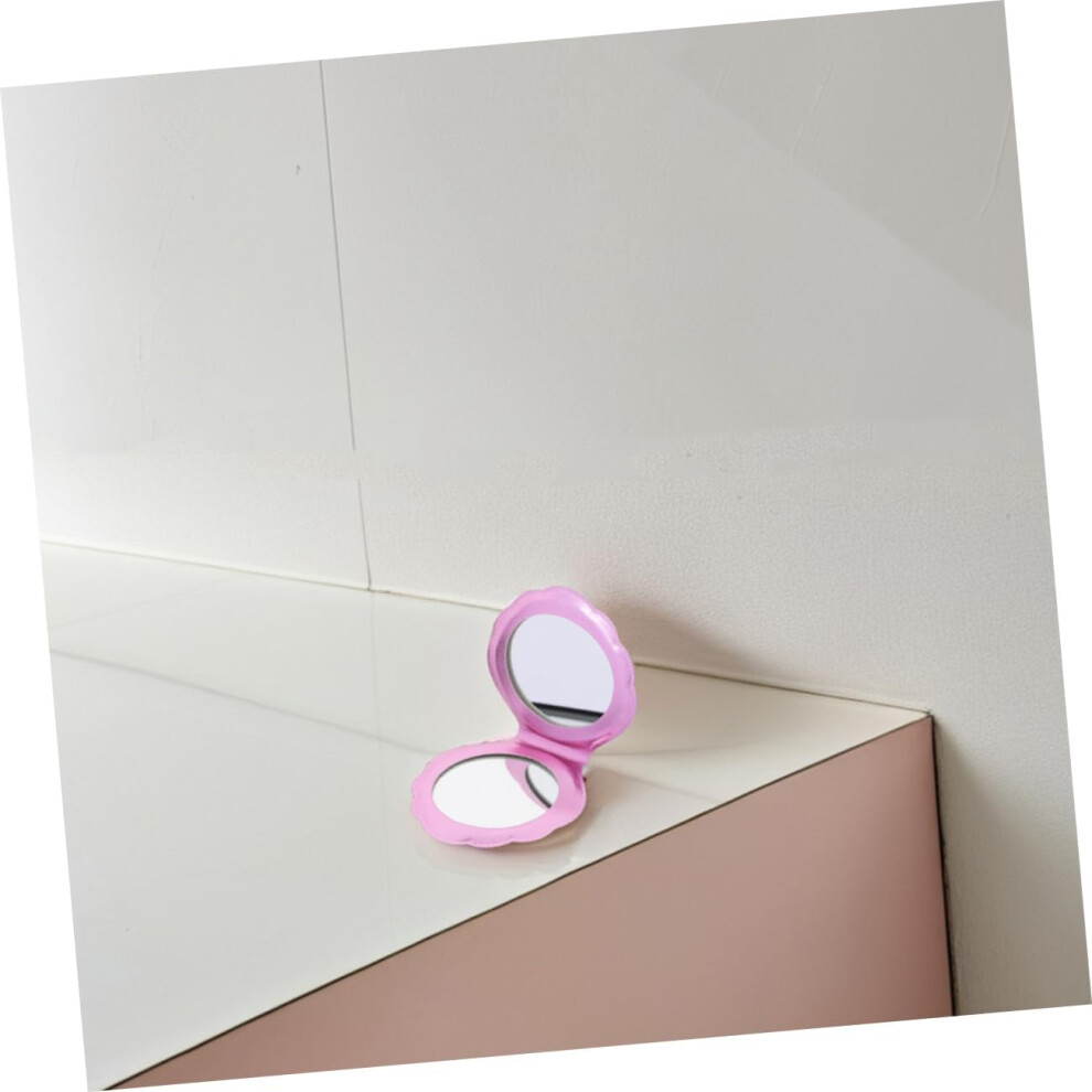 Hkhbjs 3Pcs Portable Makeup Mirror Folding Travel Mirror Protective Cove