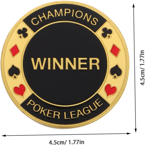 Πρέσα τσιπ πόκερ Memorial Poker Guard Μεταλλικό αξεσουάρ τσιπ πόκερ με σουβενίρ 1