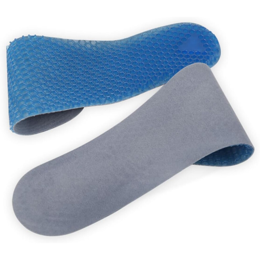 Hkhbjs 2Pairs Silicone Gel Honeycomb Insoles For Shoes Sports Running Athletic Shoe Pad Inserts Cloth Insole S