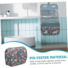 Geantă de toaletă suspendată pentru călătorii, husă de depozitare multifuncțională, design floral