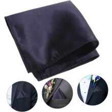 Pánský kapesník do saka z polyesterového hedvábí, elegantní kapesník, pevný, pánský, formální, látkový