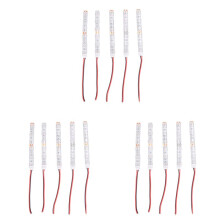 15Pcs 10cm Waterproof 5050 LED Strip Lights 12V Caravan Boat Car