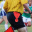 Set di 2 bandierine da rigore per arbitro di calcio, rosse e arancioni. 2