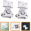 2pcs Spring Loaded Butterfly Lock Box Latches for Wooden Jewelry Box Latch Function 3