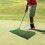 Golf Practice Mat Indoor Golf Turf Pad Swing Pad for Putting Practice Tee Holder 4