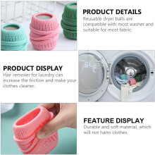 Washing Machine Laundry Ball, 3pcs Anti Winding Washer Balls, Laundry Washing Machine Soap Balls