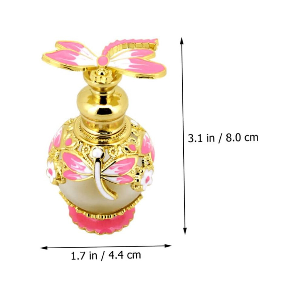 Hkhbjs 2Pcs Empty Perfume Bottle Delicate Bottle Essential Oil Container For Desktop Adorn