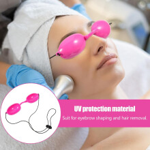 Okulary przeciwsłoneczne z ochroną UV dla kobiet, regulowane, okulary ochronne do solarium, lekkie