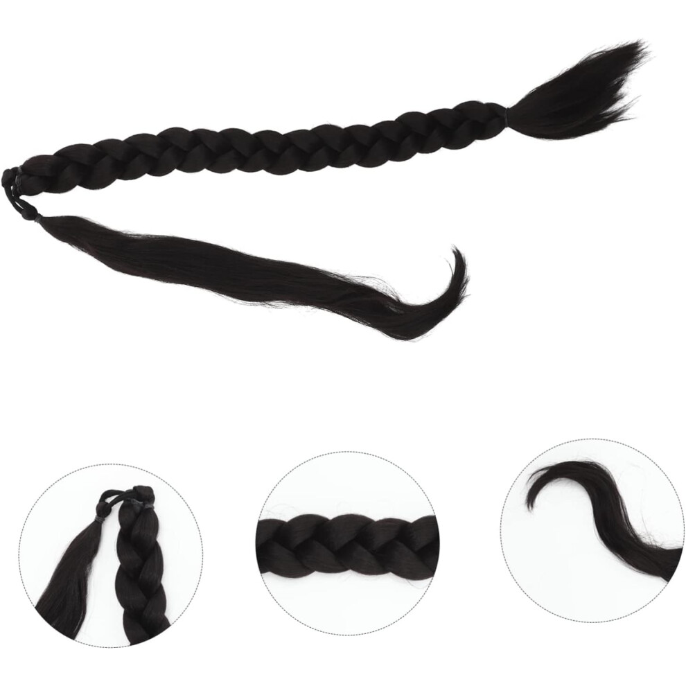 Hkhbjs Braided Ponytail Extension For Women Wrap Around Hair Extensions Long Braided Ponytail Hair Accessory For Daily Use Party Styling