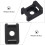120pcs Saddle Type Cable Tie Mounts Cable Tie Bases Screw Fix Seat Wire Holders and 1
