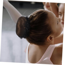 Elastisch haarnetje voor balletknotjes, geschikt voor tieners en vrouwen. Duurzame, comfortabele stoffen knotbeschermer.
