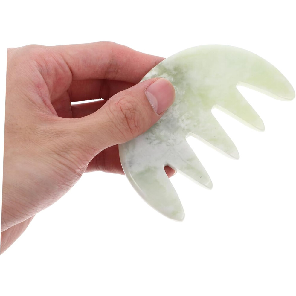 Hkhbjs Jade Massage Comb For Scalp Scrubber Hair Massage Comb For Head Scratcher