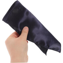 Elegantes Einstecktuch aus Polyesterseide für Herren, einfarbig, formell