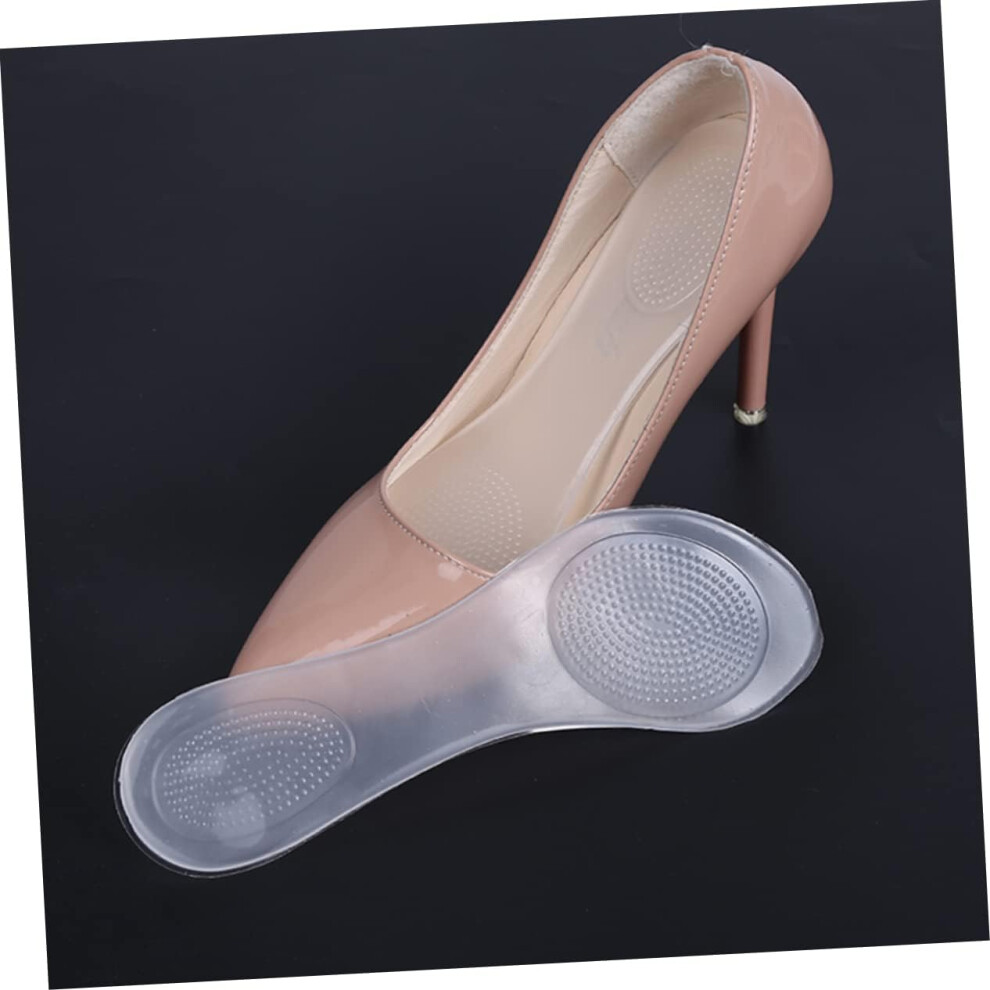 Hkhbjs 2Pairs Slip Massage Insoles For Women High Heel Shoes Shockproof Cushion Sole Adhesive Foot Support Pads