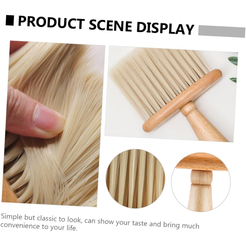 Hkhbjs Men Neck Duster Brush Beard Styling Brush For Hair Cleaning And Broken Hair Removal Suitable For Barber Salon And Home Use