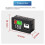 Battery Charge Level Indicator Lithium Battery Capacity Meter Test Display LED Tester Voltmeter, Dual USB  8-30V 10