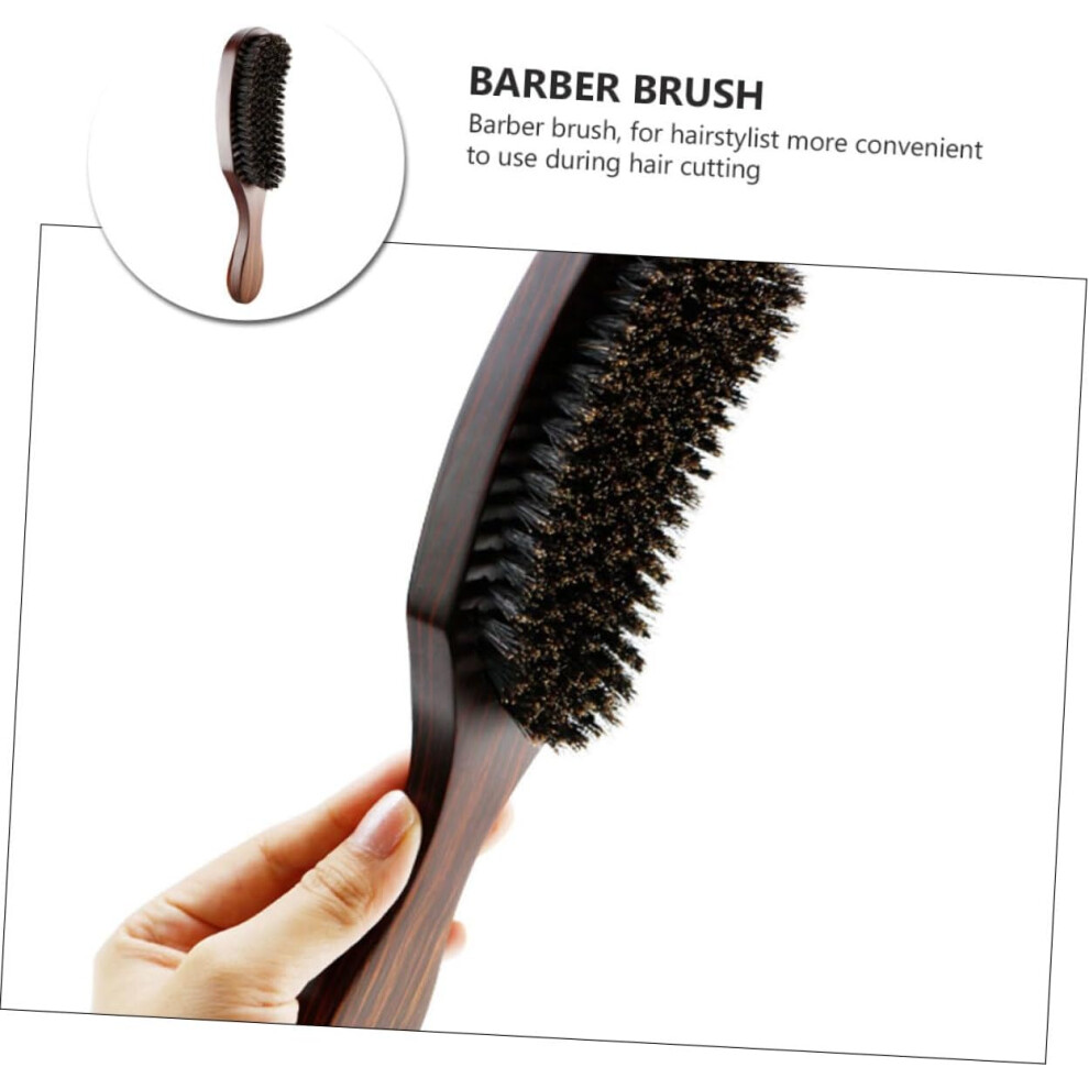 Hkhbjs Bristle Beard Brush Wood Handle Portable For Men Facial Styling Use As Men Beard Brush For Grooming